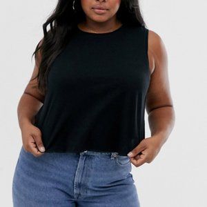 ASOS Design Curve Crop Swing Tank Top